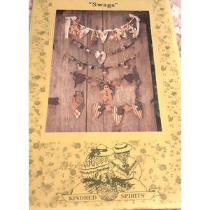 Kindred Spirits crafts pattern decorative swags sewing holiday uncut